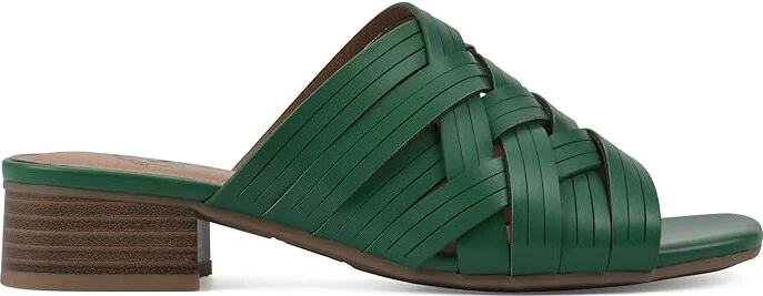White Mountain Alluvia Women's Sandals Classic Green/Smooth : 7 M, Synthetic - Image 6