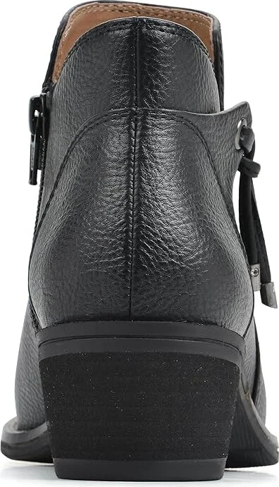 White Mountain Althorn Women's Boots Black : 6 M, Leather - Image 4