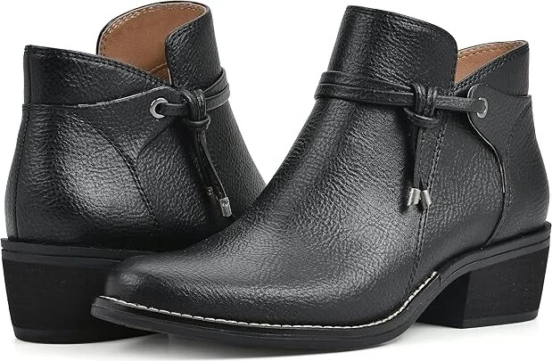 White Mountain Althorn Women's Boots Black : 6 M, Leather