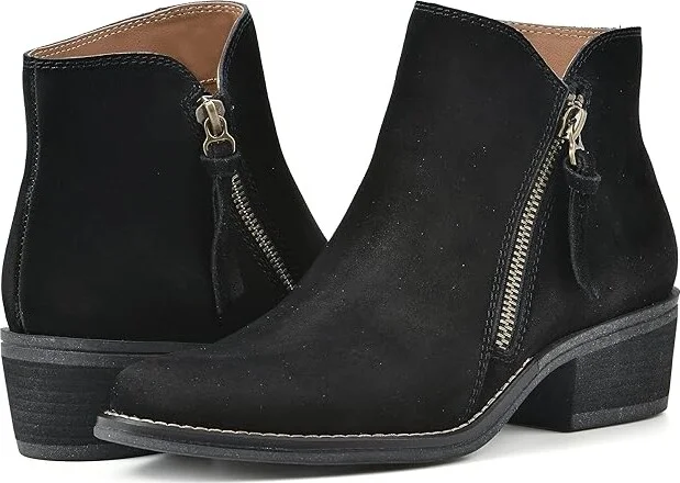 White Mountain Altos Women's Boots Black Suede : 6.5 M
