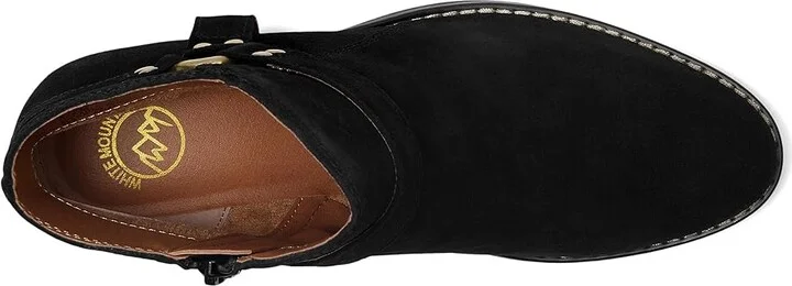 White Mountain Altossa Women's Boots Black/Suede : 8.5 B - Medium, Leather - Image 2