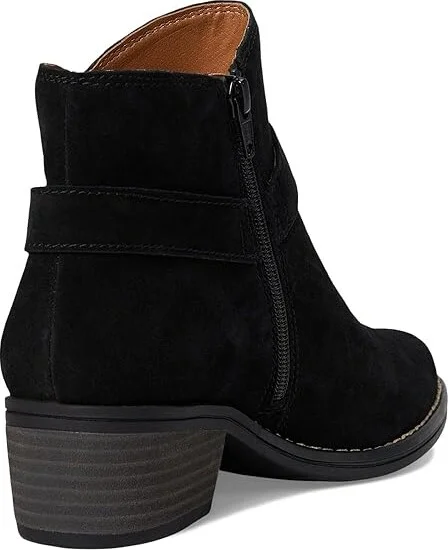 White Mountain Altossa Women's Boots Black/Suede : 8.5 B - Medium, Leather - Image 4