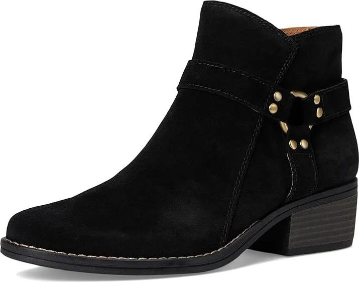 White Mountain Altossa Women's Boots Black/Suede : 8.5 B - Medium, Leather - Image 5