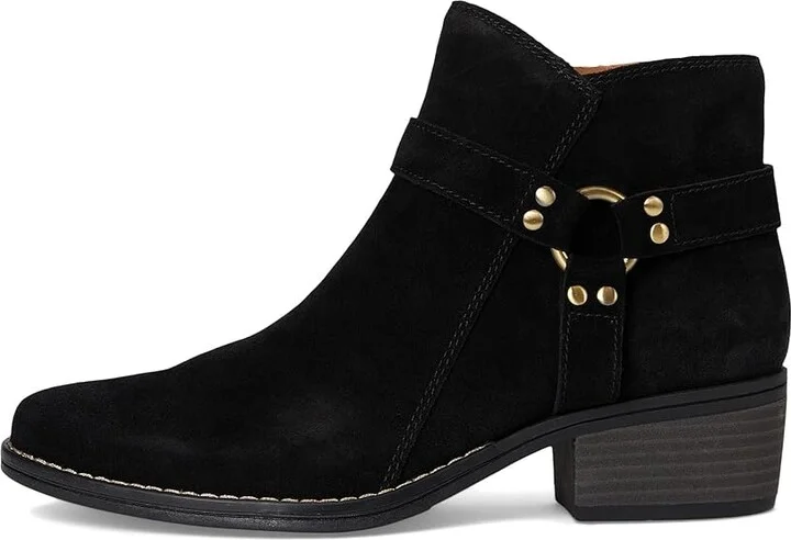 White Mountain Altossa Women's Boots Black/Suede : 8.5 B - Medium, Leather - Image 6
