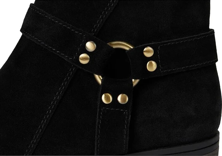 White Mountain Altossa Women's Boots Black/Suede : 8.5 B - Medium, Leather - Image 7