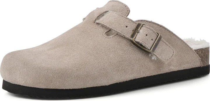Taupe/Suede W/Faux Fur