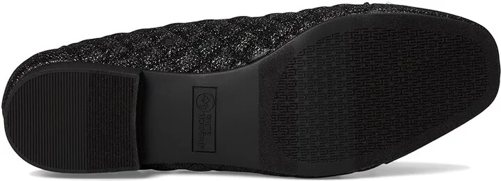 White Mountain Bocah Women's Flat Shoes Black/Glitter/Fab : 8.5 B - Medium, Polyester - Image 3