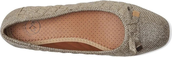 White Mountain Bocah Women's Flat Shoes Black/Glitter/Fab : 8.5 B - Medium, Polyester - Image 8