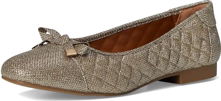 White Mountain Bocah Women's Flat Shoes Black/Glitter/Fab : 8.5 B - Medium, Polyester - Image 11
