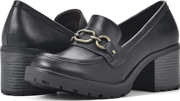 White Mountain Booster Women's Shoes Black : 8 M