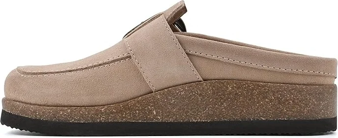White Mountain Bueno Women's Clog Shoes Beachwood : 5 M, Suede - Image 5