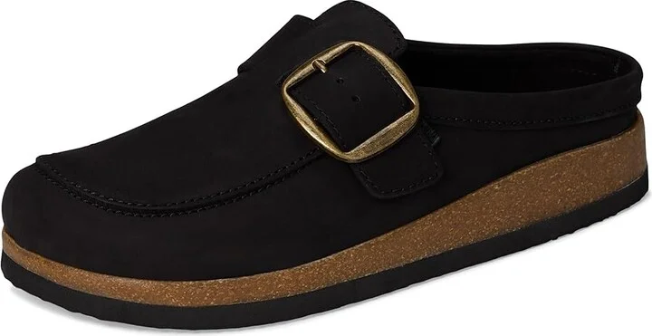 White Mountain Bueno Women's Clog Shoes Black : 6 M, Suede - Image 5