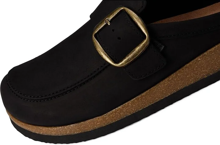 White Mountain Bueno Women's Clog Shoes Black : 6 M, Suede - Image 7