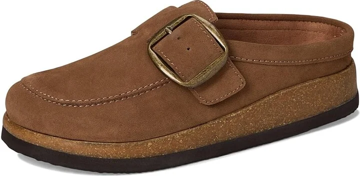 White Mountain Bueno Women's Clog Shoes Chestnut Suede : 6 M - Image 5