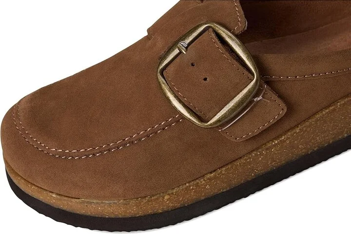 White Mountain Bueno Women's Clog Shoes Chestnut Suede : 6 M - Image 7