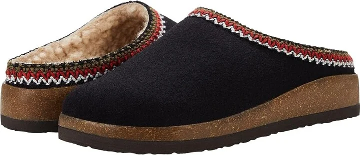 White Mountain Bundle Up Women's Shoes Black/Fabric : 6 M, Textile