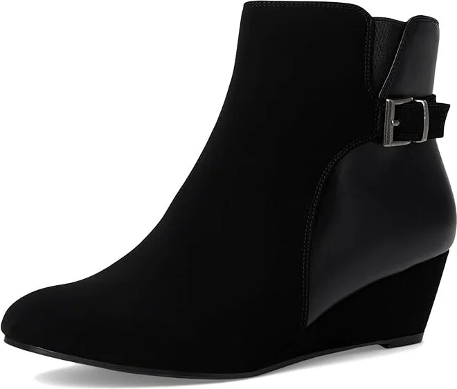 White Mountain Carmen Women's Boots Black : 9 B - Medium, Synthetic/Textile - Image 5