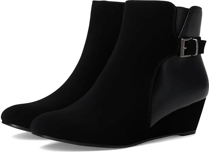 White Mountain Carmen Women's Boots Black : 9 B - Medium, Synthetic/Textile