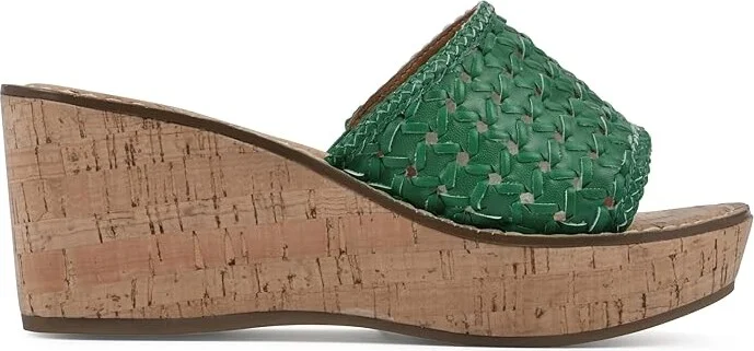 White Mountain Charges Woven Women's Sandals Classic Green/Smooth : 8.5 B - Medium, Leather - Image 6