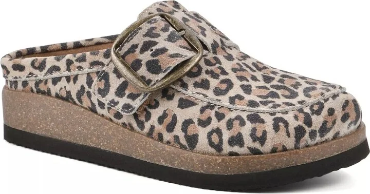 Natural Tan/Black Leopard Print