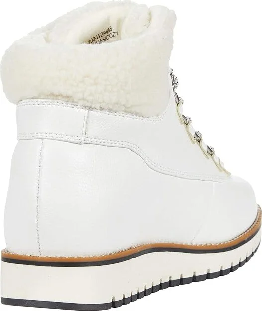 White Mountain Cozy Women's Lace-up Boots White : 6 W, Synthetic - Image 4