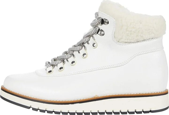 White Mountain Cozy Women's Lace-up Boots White : 6 W, Synthetic - Image 6