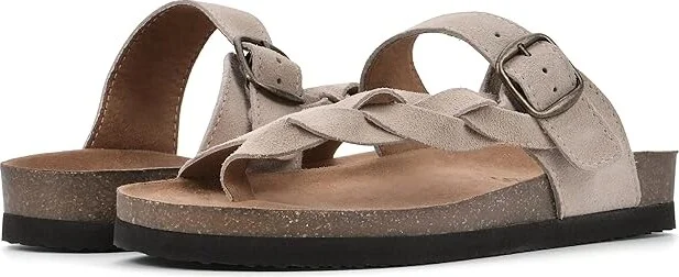 White Mountain Crawford Women's Shoes Sandal Wood : 5 M, Leather