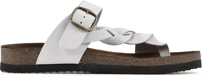 White Mountain Crawford Women's Shoes White : 6 M, Leather - Image 4