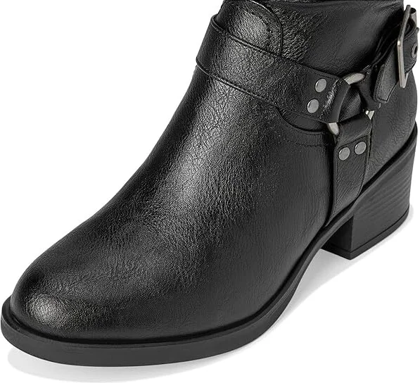 White Mountain Cushion Women's Boots Black/Smooth : 8 B - Medium, Textile - Image 2