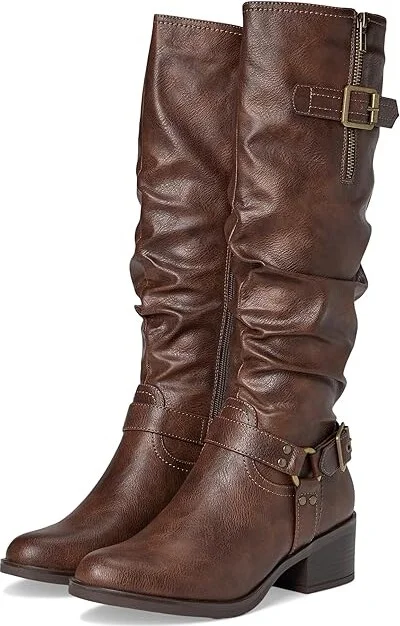 White Mountain Cushion Women's Boots Mocha/Smooth : 10 B - Medium, Textile