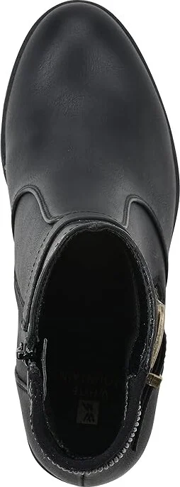 White Mountain Dessert Women's Boots Black : 6.5 M, Leather - Image 2