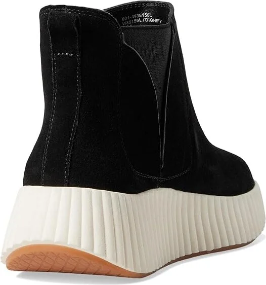 White Mountain Dignify Women's Boots Black/Suede : 8 B - Medium, Leather/Textile - Image 4
