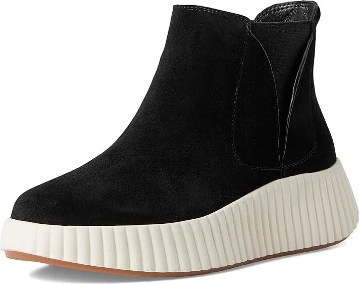 White Mountain Dignify Women's Boots Black/Suede : 8 B - Medium, Leather/Textile - Image 5