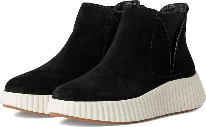 White Mountain Dignify Women's Boots Black/Suede : 8 B - Medium, Leather/Textile