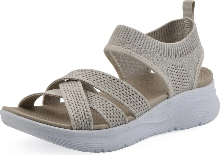 WHITE MOUNTAIN Fom Recovery Women's Charry Strappy Slip-On Sandal