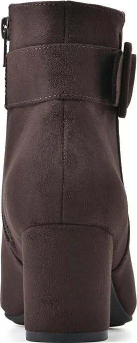 White Mountain Freckly Women's Boots Dark Brown Fabric : 6 M, Synthetic/Textile - Image 4