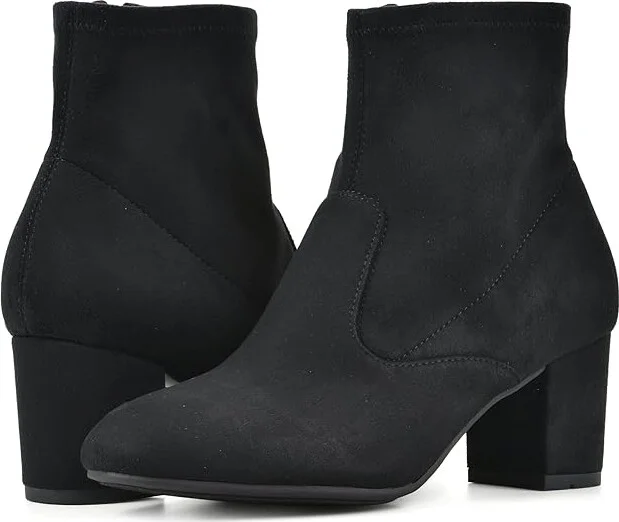 White Mountain Freshly Women's Boots Black Fabric : 6 M, Synthetic/Textile