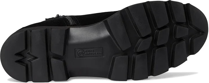 White Mountain Glassie Women's Boots Black/Suede : 8 B - Medium, Leather/Rubber/Textile - Image 3