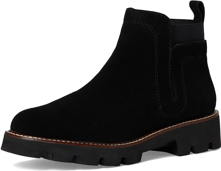 White Mountain Glassie Women's Boots Black/Suede : 8 B - Medium, Leather/Rubber/Textile - Image 5