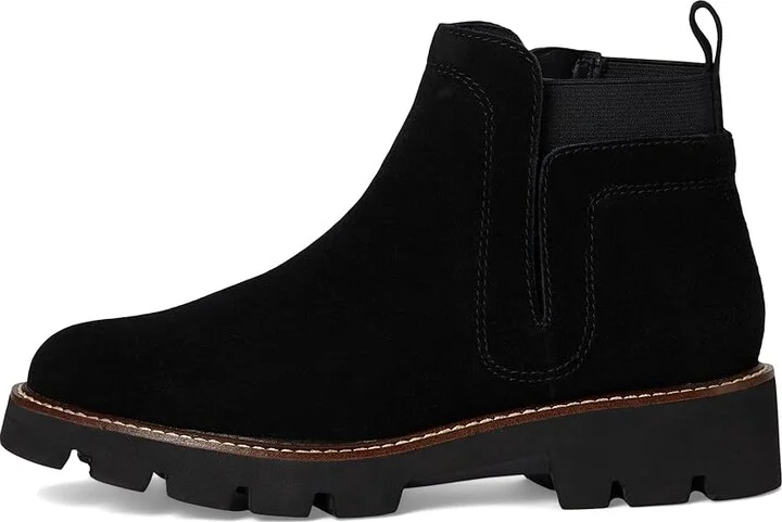 White Mountain Glassie Women's Boots Black/Suede : 8 B - Medium, Leather/Rubber/Textile - Image 6
