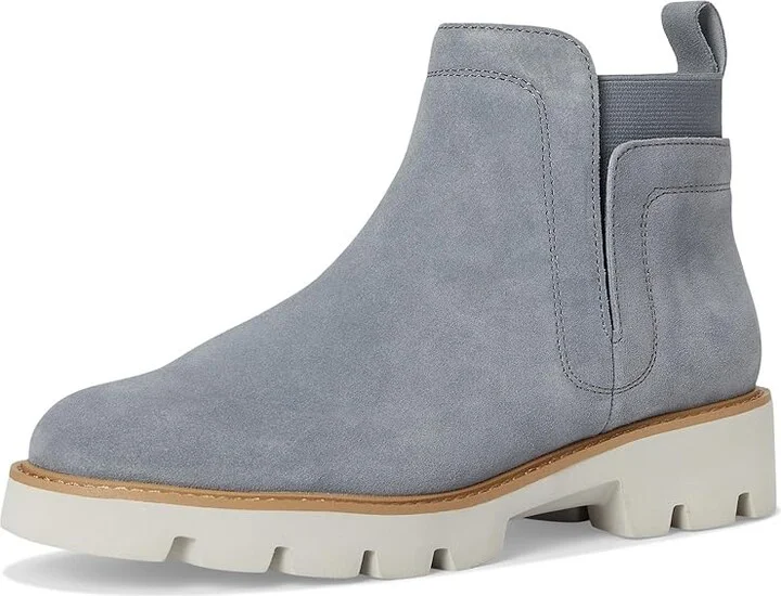 White Mountain Glassie Women's Boots Blue Raspberry/Suede : 7 B - Medium, Leather/Rubber/Textile - Image 5