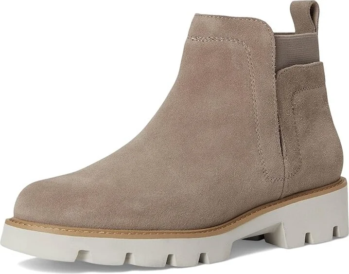 White Mountain Glassie Women's Boots Sand/Suede : 6.5 B - Medium, Leather/Rubber/Textile - Image 5