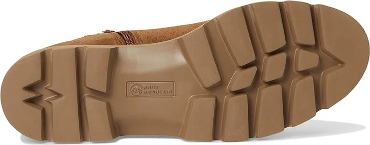 White Mountain Glassie Women's Boots Whiskey/Suede : 6 B - Medium, Leather/Rubber/Textile - Image 3