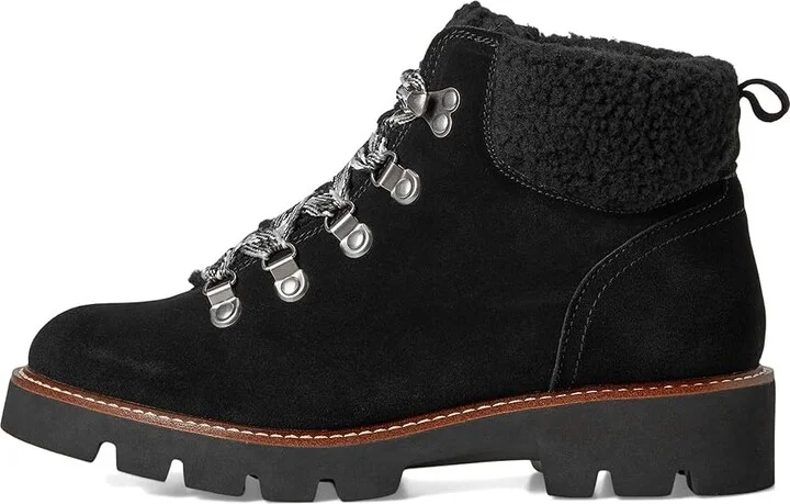 White Mountain Gloving Women's Boots Black/Suede : 8 B - Medium, Leather - Image 6