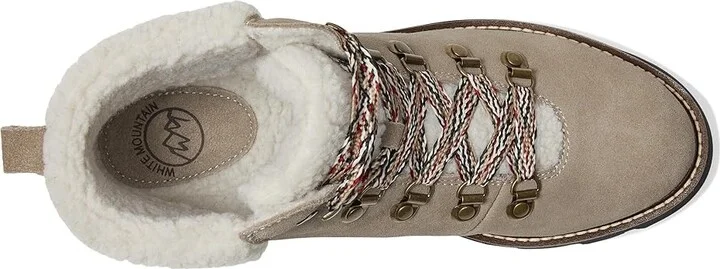 White Mountain Gloving Women's Boots Taupe/Suede : 6 B - Medium, Leather - Image 2