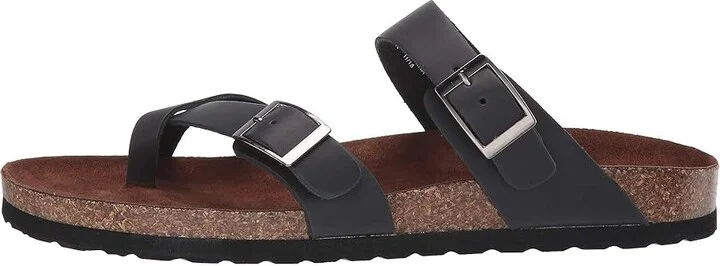 White Mountain Gracie Women's Shoes Black Leather : 6 M - Image 7