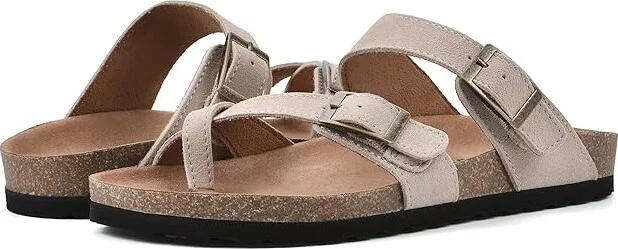 White Mountain Gracie Women's Shoes Sandal Wood : 5 M, Leather