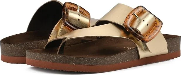 White Mountain Harley Women's Shoes Antique/Gold Leather : 7 M