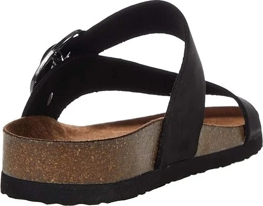 White Mountain Harley Women's Shoes Black/Nubuk : 5 M, Leather - Image 4