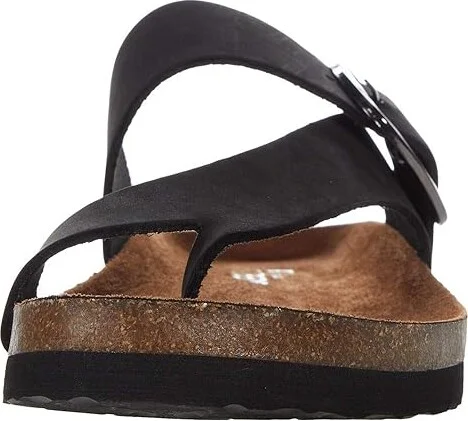 White Mountain Harley Women's Shoes Black/Nubuk : 5 M, Leather - Image 5